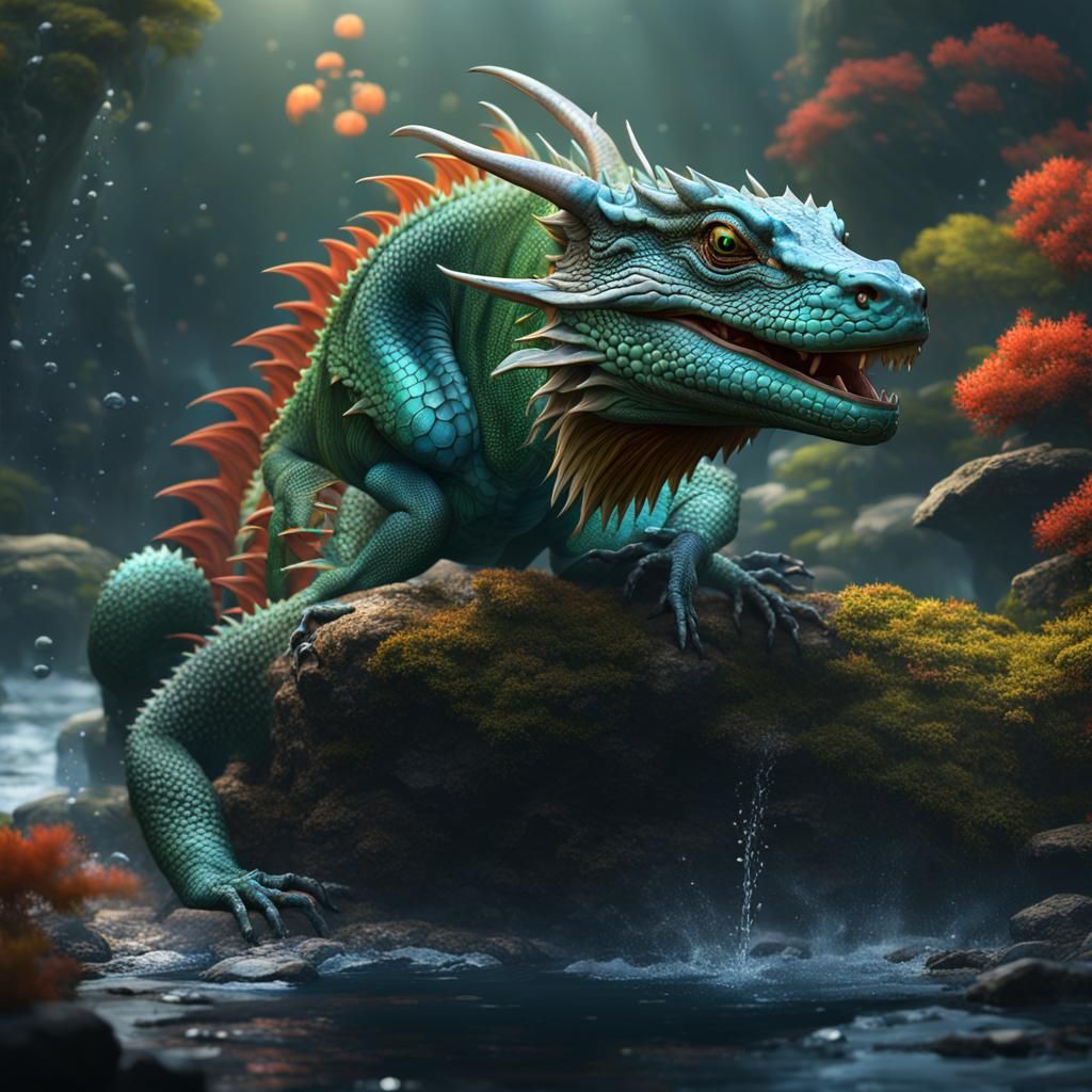 Chinese water dragon