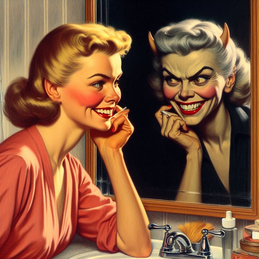 The narcissist will show eventually