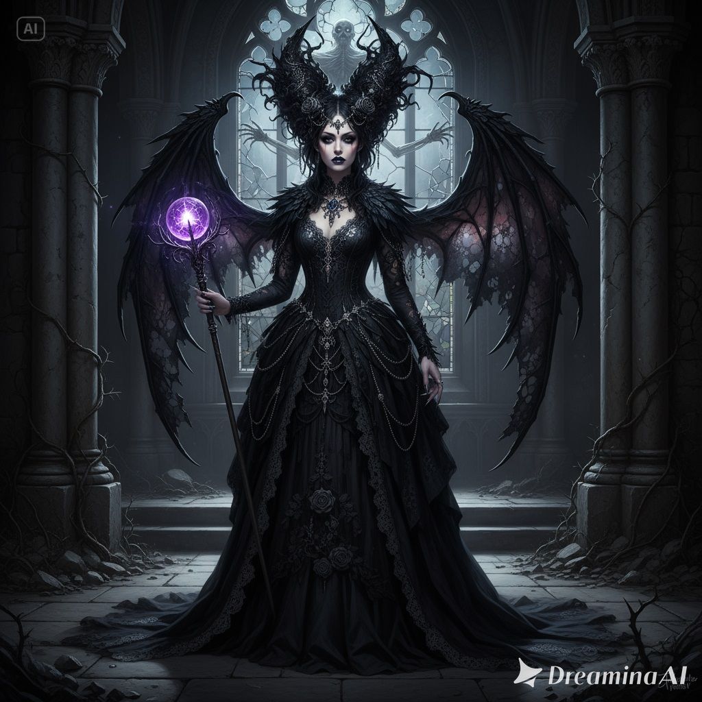 Lady Gothic Awesome With a strange beauty indescribable