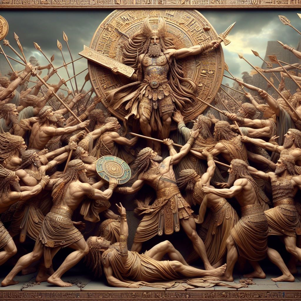 Ancient Sumerian Mythology Art