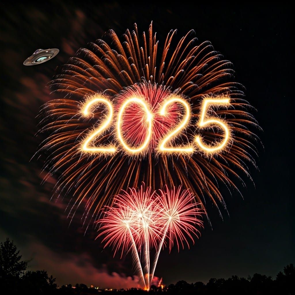 Countdown to 2025 🎆  by @Helvetica_