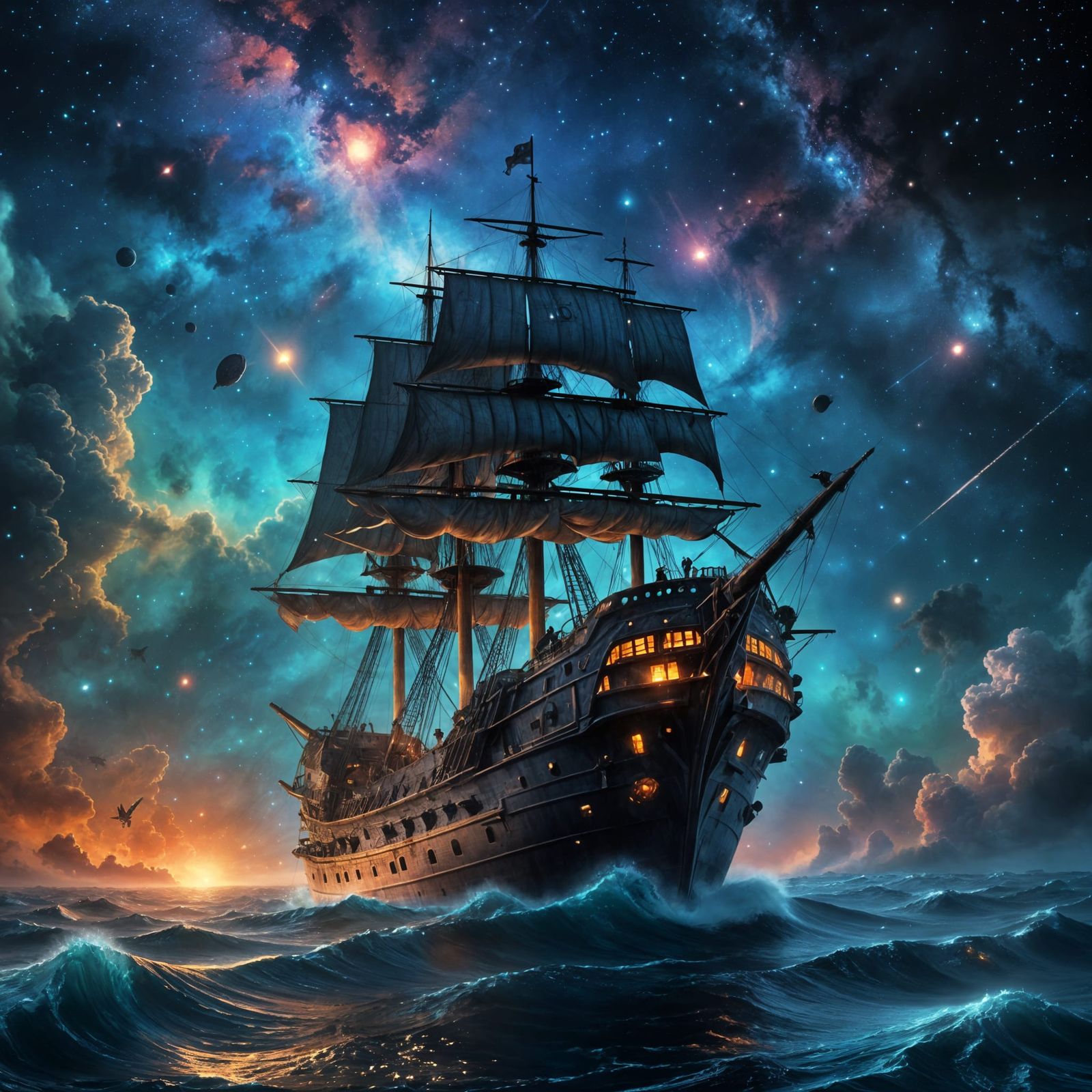 A Sea of Stars  by @Ajfanthony