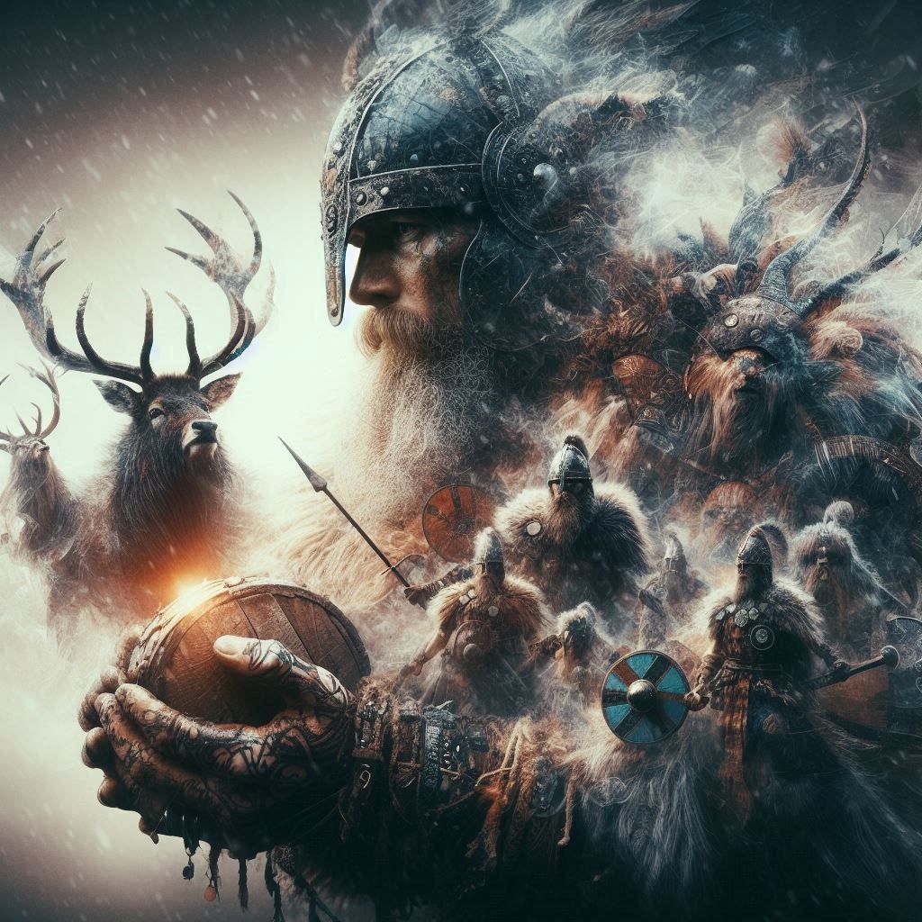 double exposure beautiful fantasy portrait landscape..