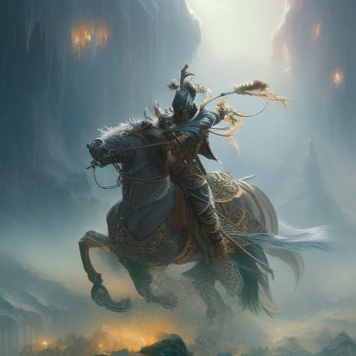 Knight Rides - AI Generated Artwork - NightCafe Creator