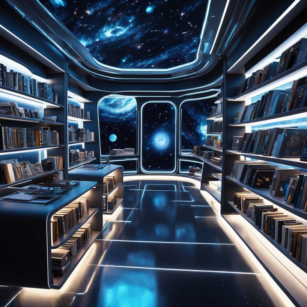 Space library  by @LadyGlow