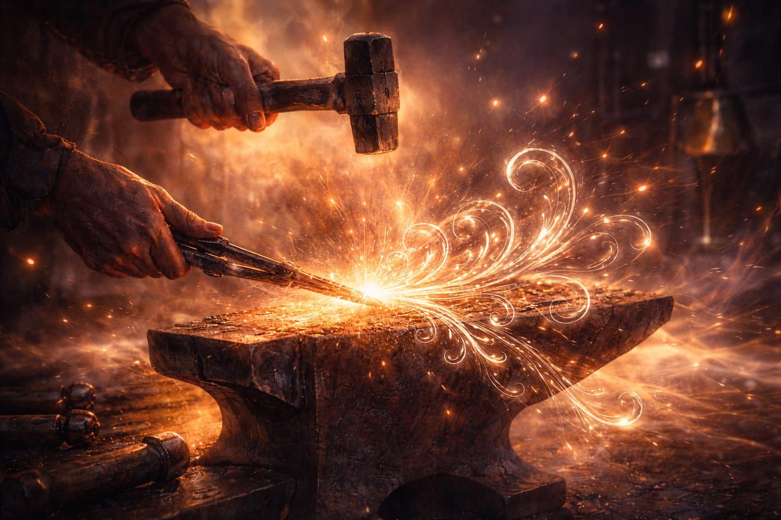 Forging metal dreaming of....