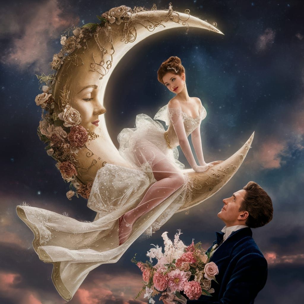 Wooing the Moon  by @Scintil 