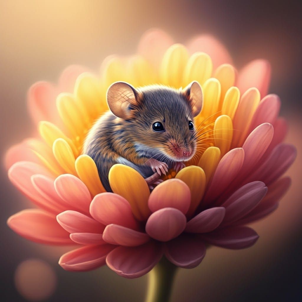 Little mouse  by @NovemberFox