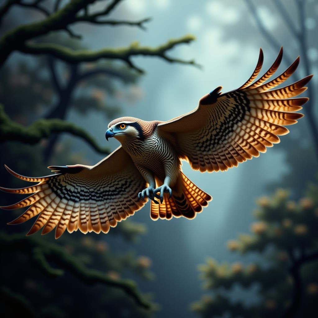 <lora:Epic Birds of Prey:1.0> Owl hunting