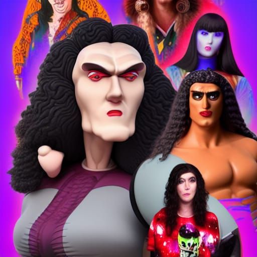 Weird Al Yankovic crossdresser alluring vivacious weird Al hairy chest ...