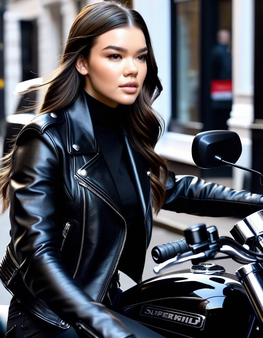 Hailee Steinfeld ultrarealistic face, superdetailled, 30 yea...