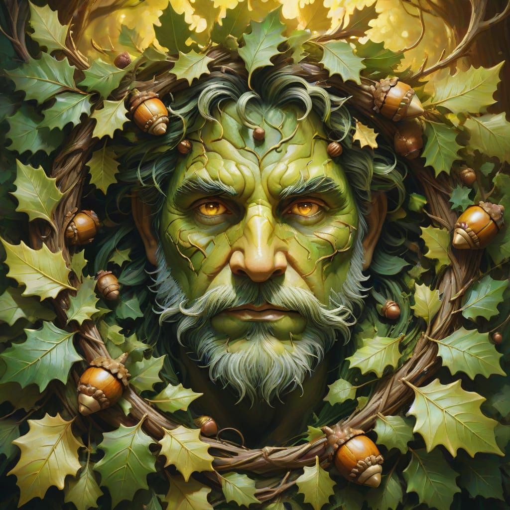 Portrait of the Green Man  by @Greenbriar