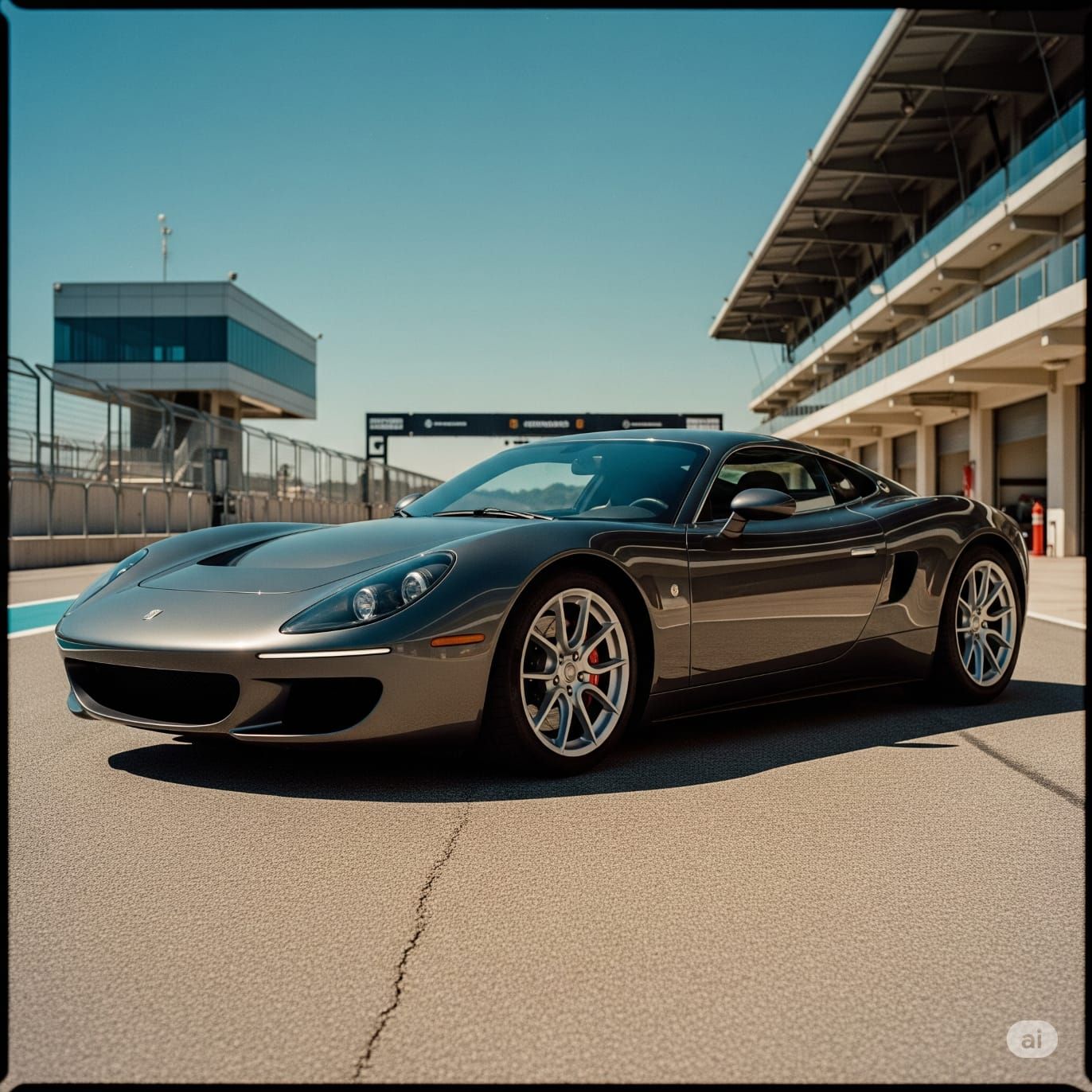 Retro Modern Sport Car Design, Mid-Engine Concept #1