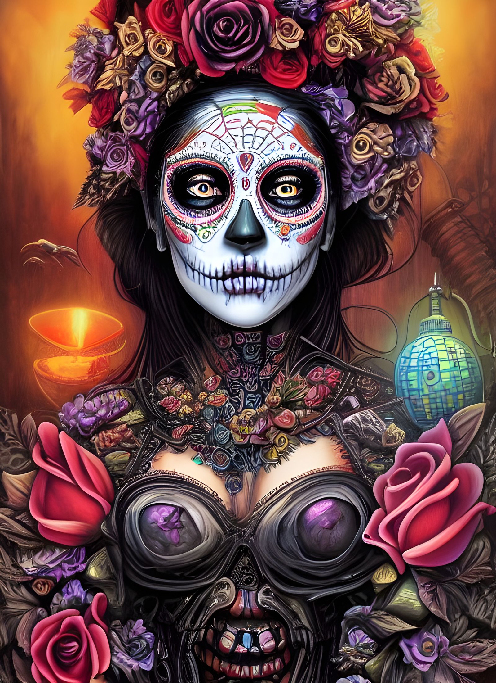 La Catrina - AI Generated Artwork - NightCafe Creator