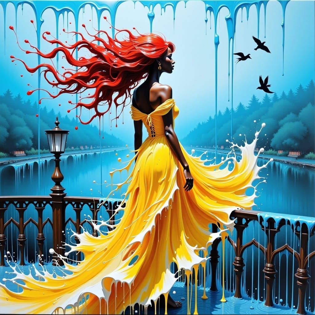 <lora:Acrylic Pouring Flux:1.0> 