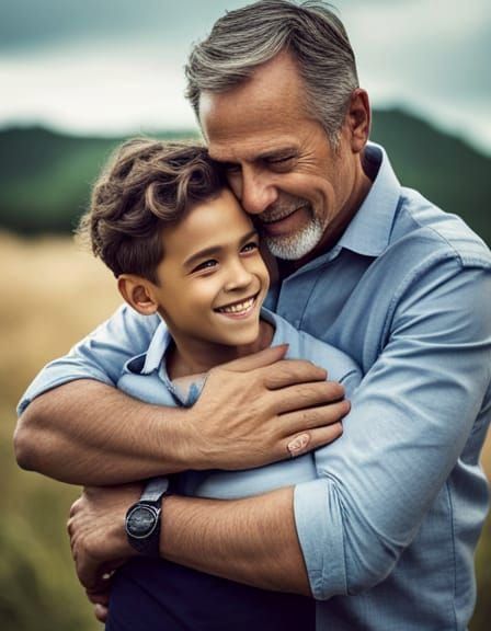 There’s Nothing Like a Father’s Hug  by @DarkStahl