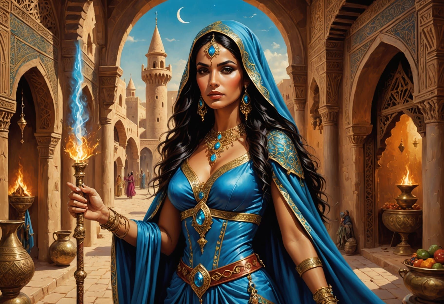 Moroccan Sorceress.