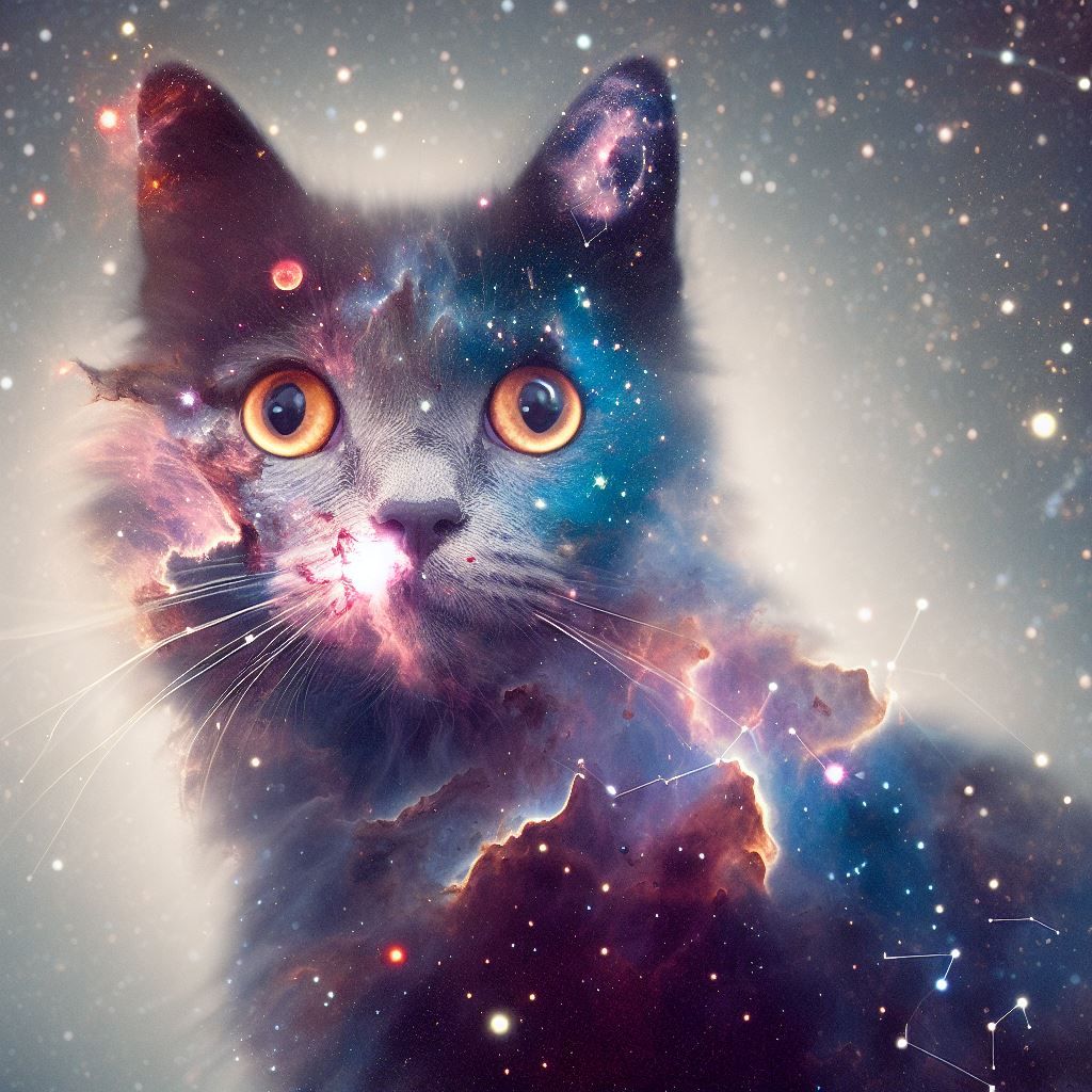 Cosmic cat - AI Generated Artwork - NightCafe Creator