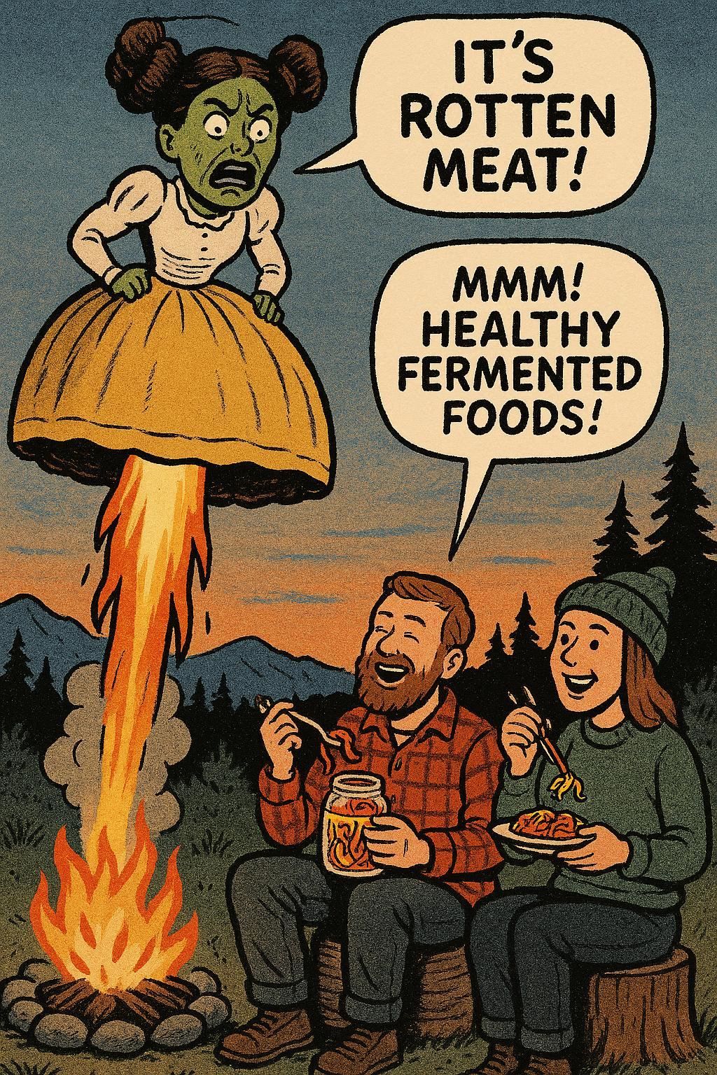 mmmm healthy fermented foods... 💃💨