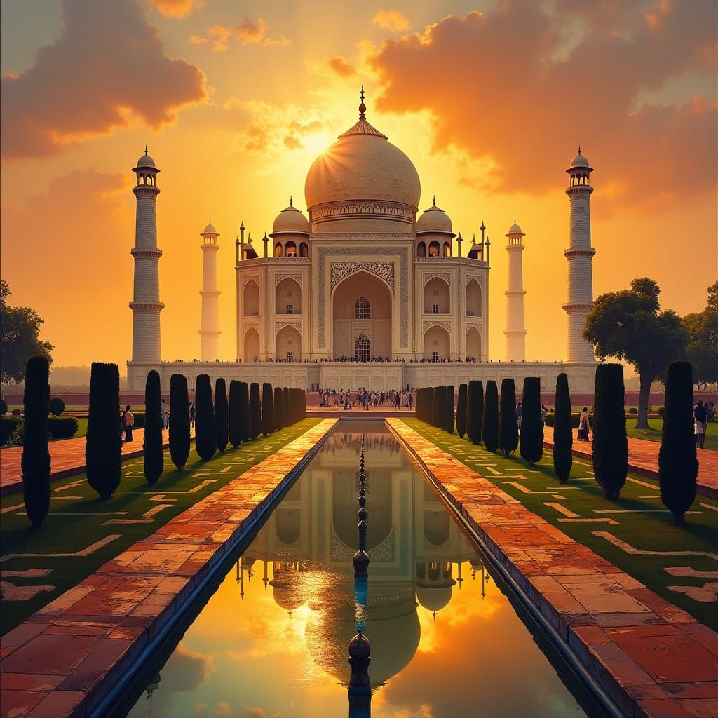 The Taj Mahal 