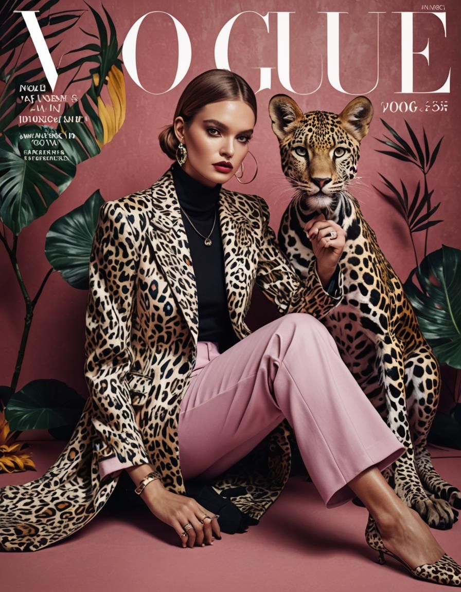 Vogue Magazine Cover - AI Generated Artwork - NightCafe Creator