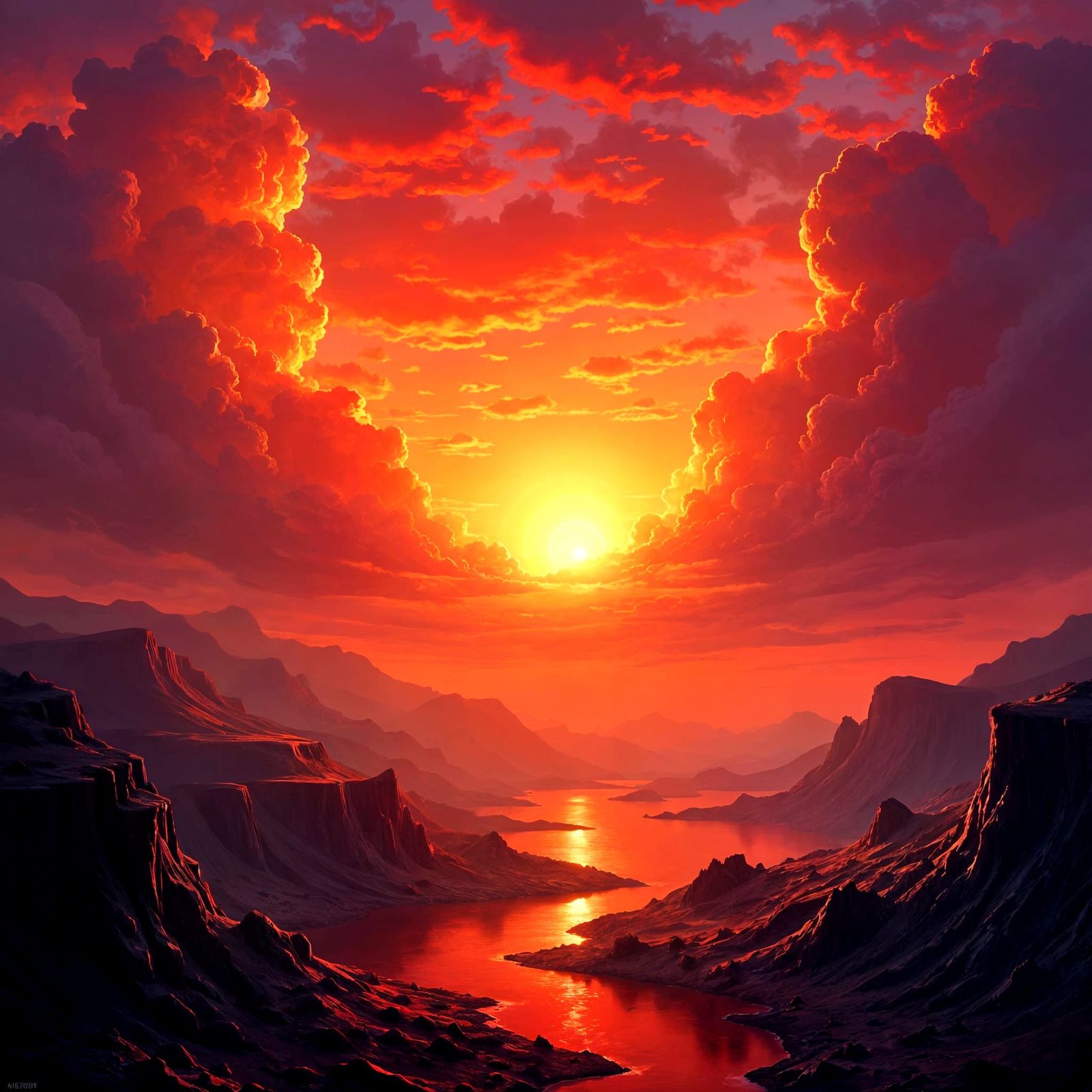 Blazing Beauty  by @AddictedtoAI