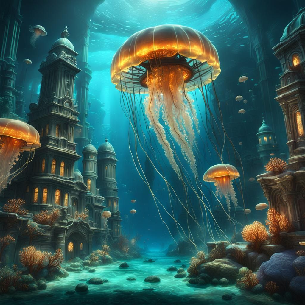 Underwater City  by @undefined