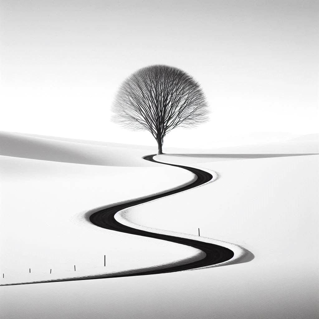 Pathway to a tree  by @Mark