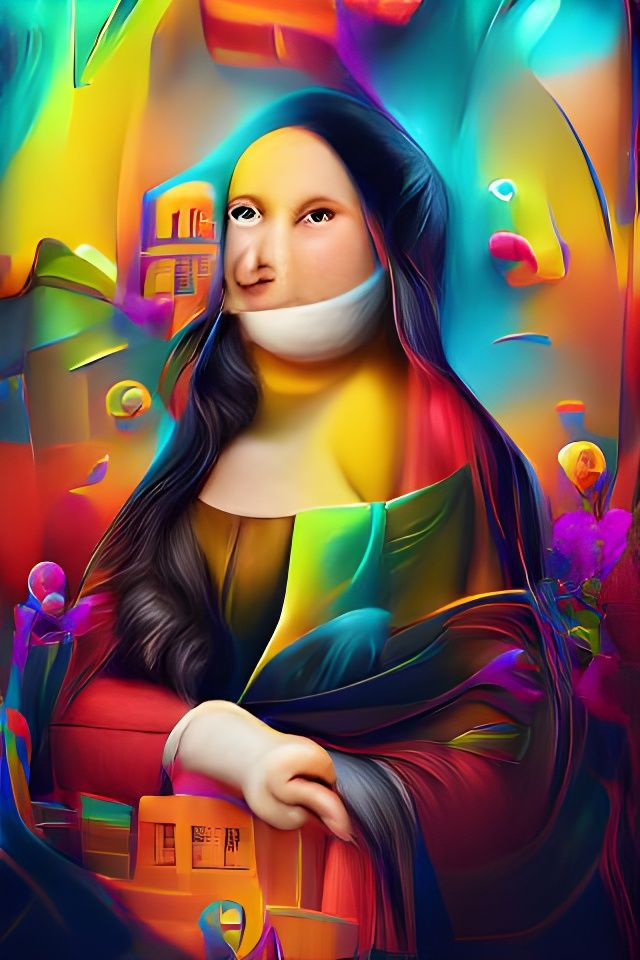 Mona Lisa masked
