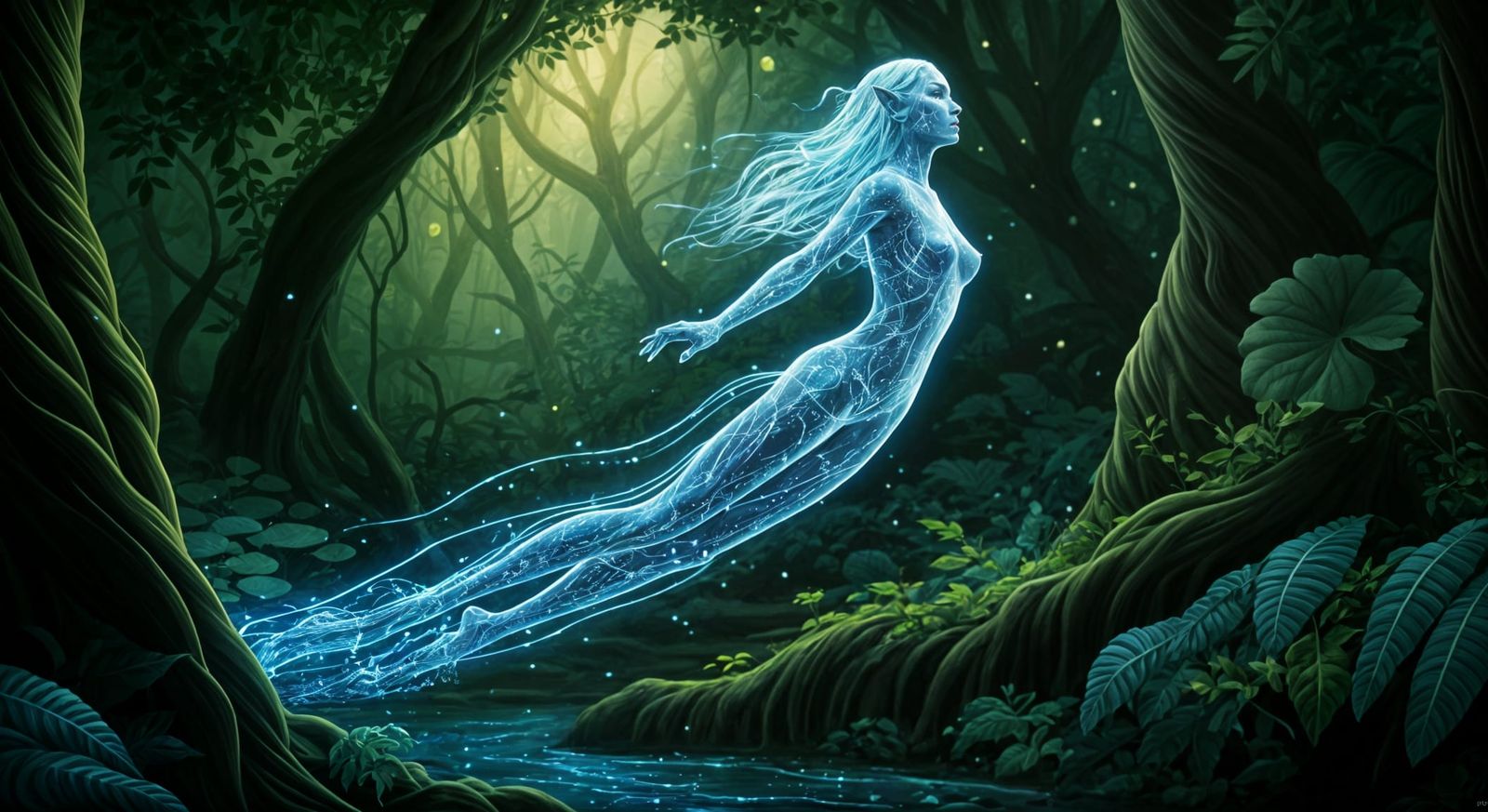 A luminous spirit  by @Harley Knight