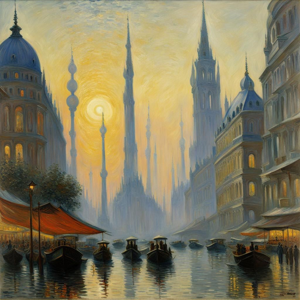 Where the moonlight floods the streets and you're out to mak...