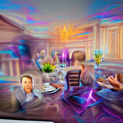 Discussing politics with family members over dinner never go...