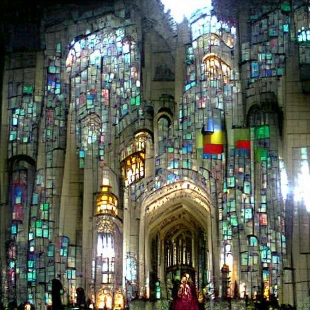 Stain glass cathedral