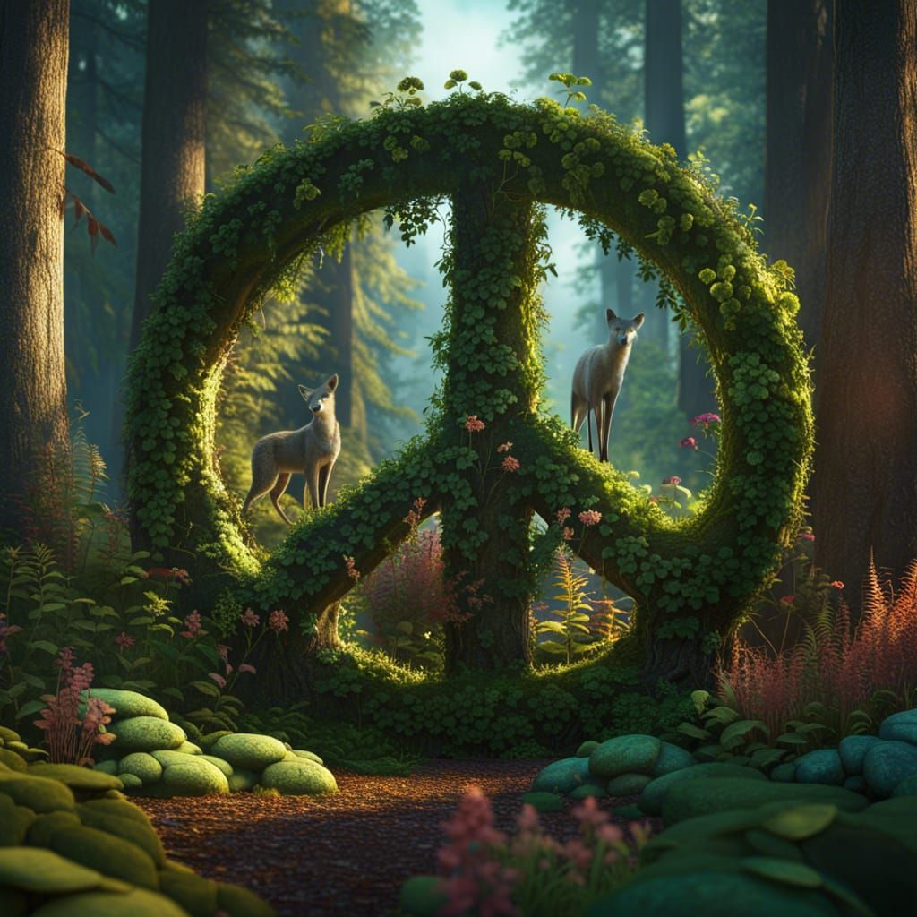 forest of peace  by @Castorix