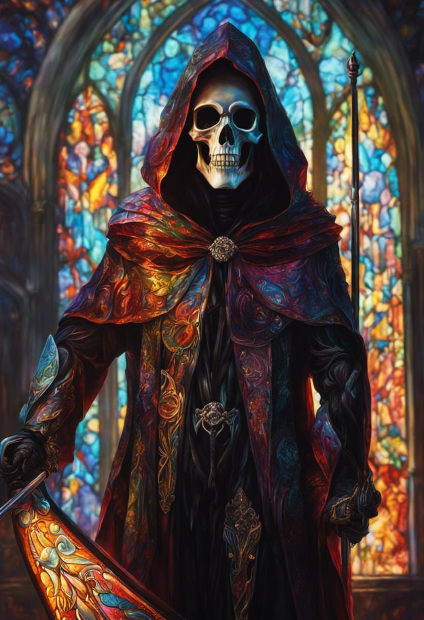 Reaper of Rainbow Color  by @Rhys Patterson
