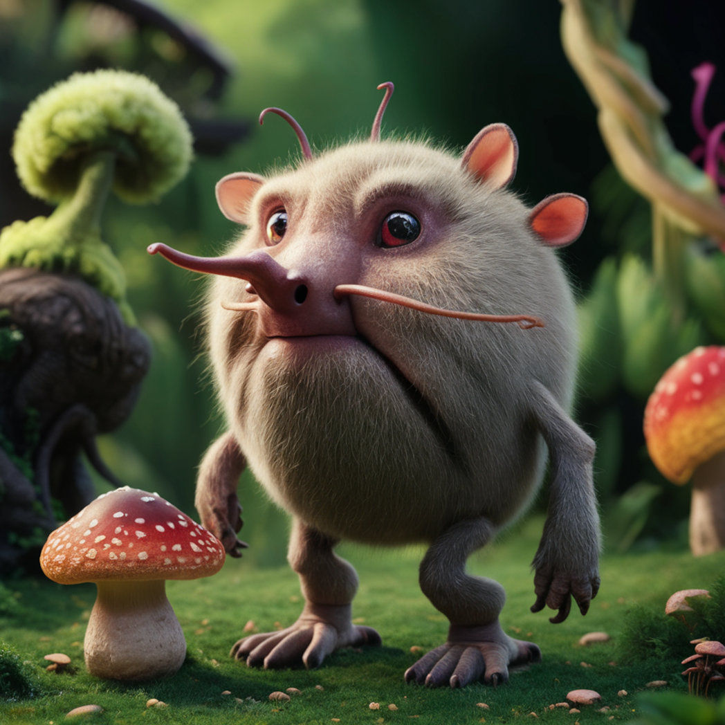 Creatures of Tangley Wood: a wagglenose