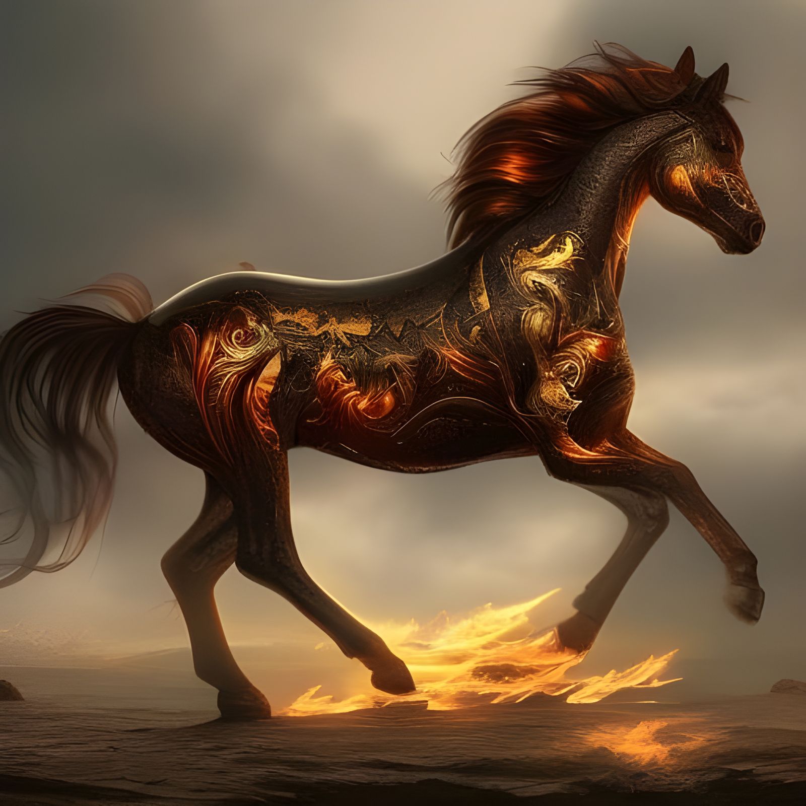 Fire Mane  by @buzzlightyear1309