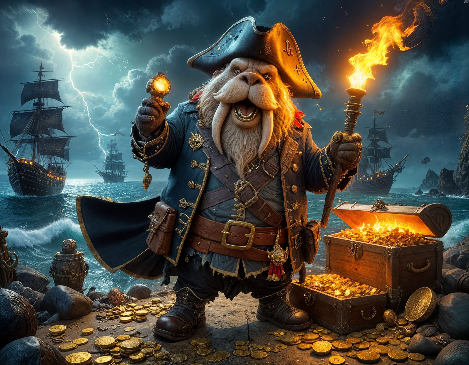 ☠🎞❗The old walrus pirate❗