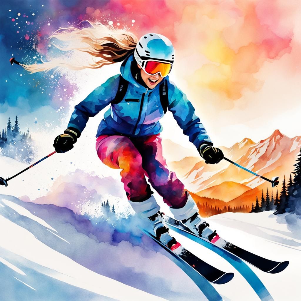 Ski Fun !  by @Sherkhal