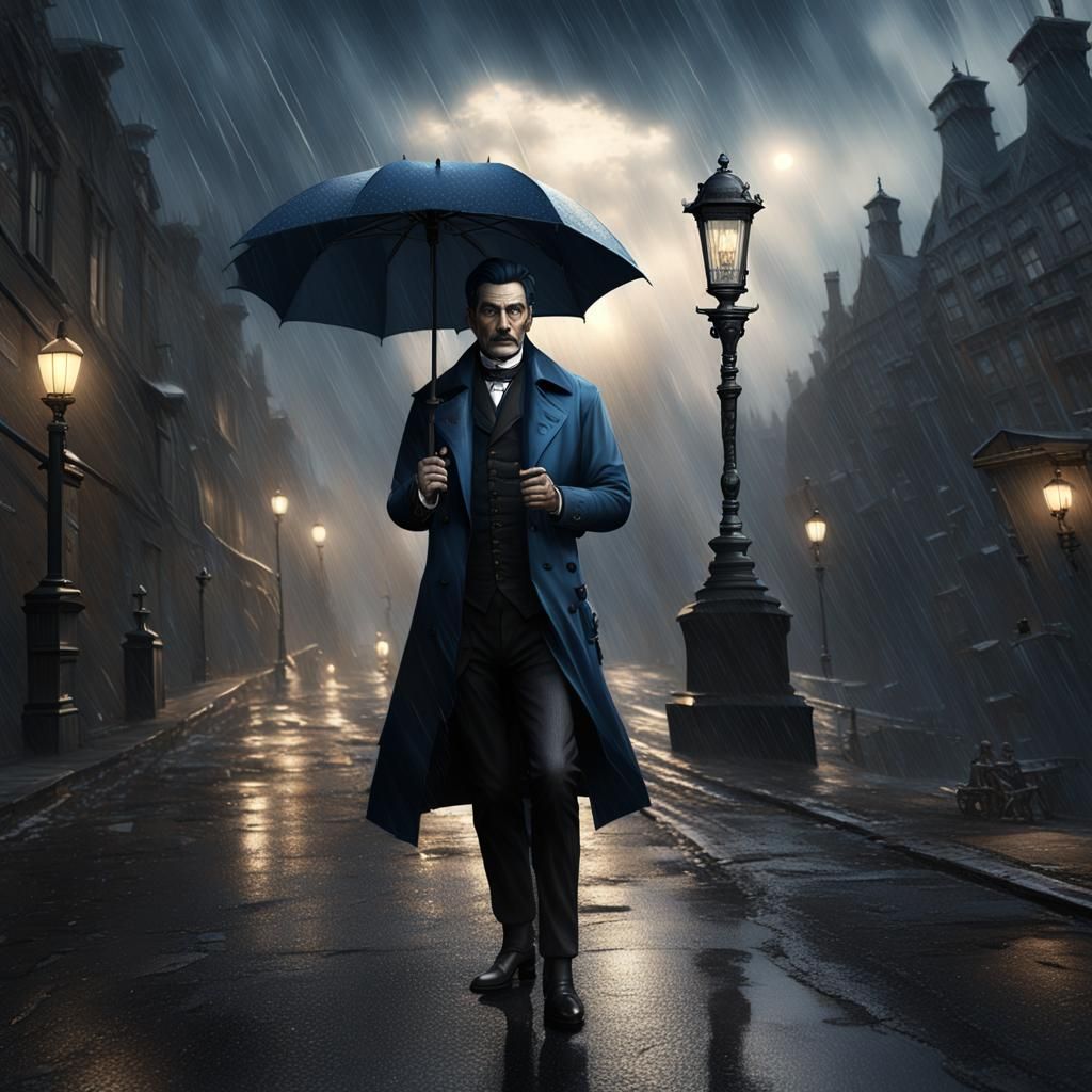 Rainy Evening in London