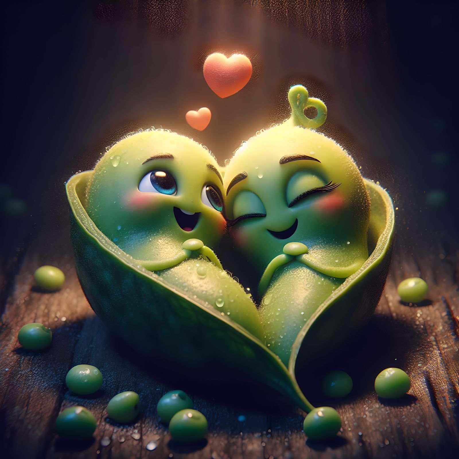Two peas in a pod 🫛♥️  by @Madewtf