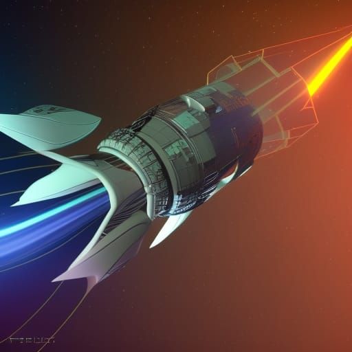 spacecraft of the future futurism dynamic lighting LightWave 3D astral ...