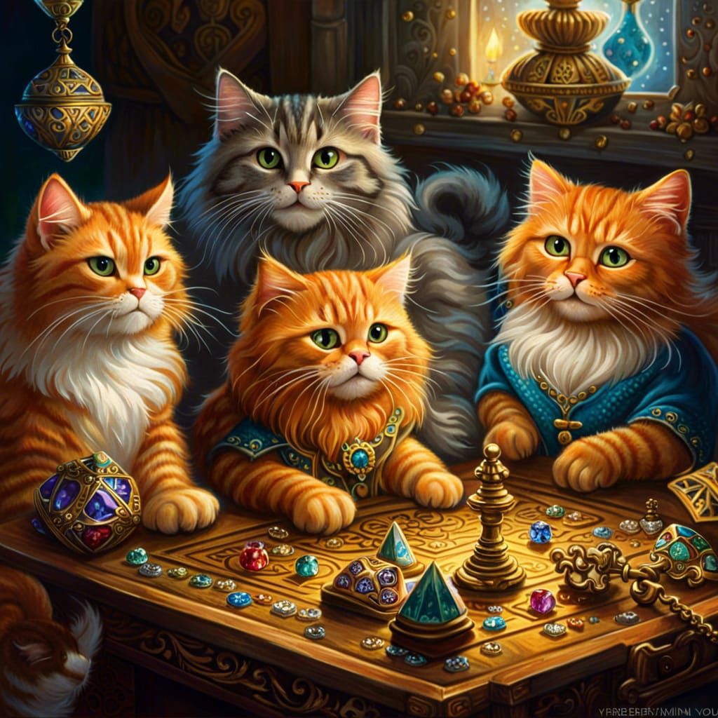 Teamwork With A Group Of Cats AI Generated Artwork NightCafe Creator