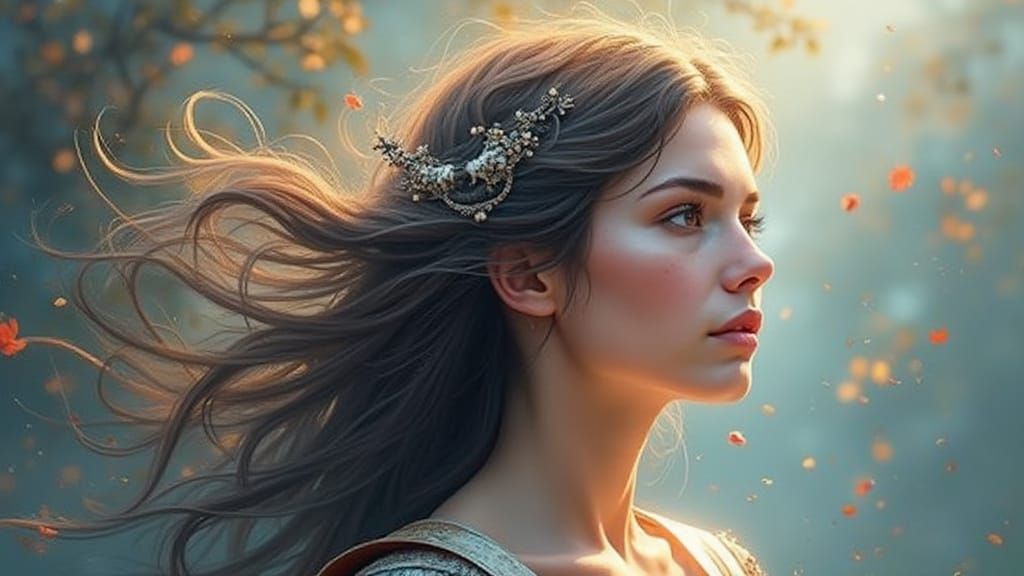 Visual Style & Lighting:
Invoke cinematic lighting with dramatic contrasts—soft, diffused highlights layered over deep, rich shadows to ampl...