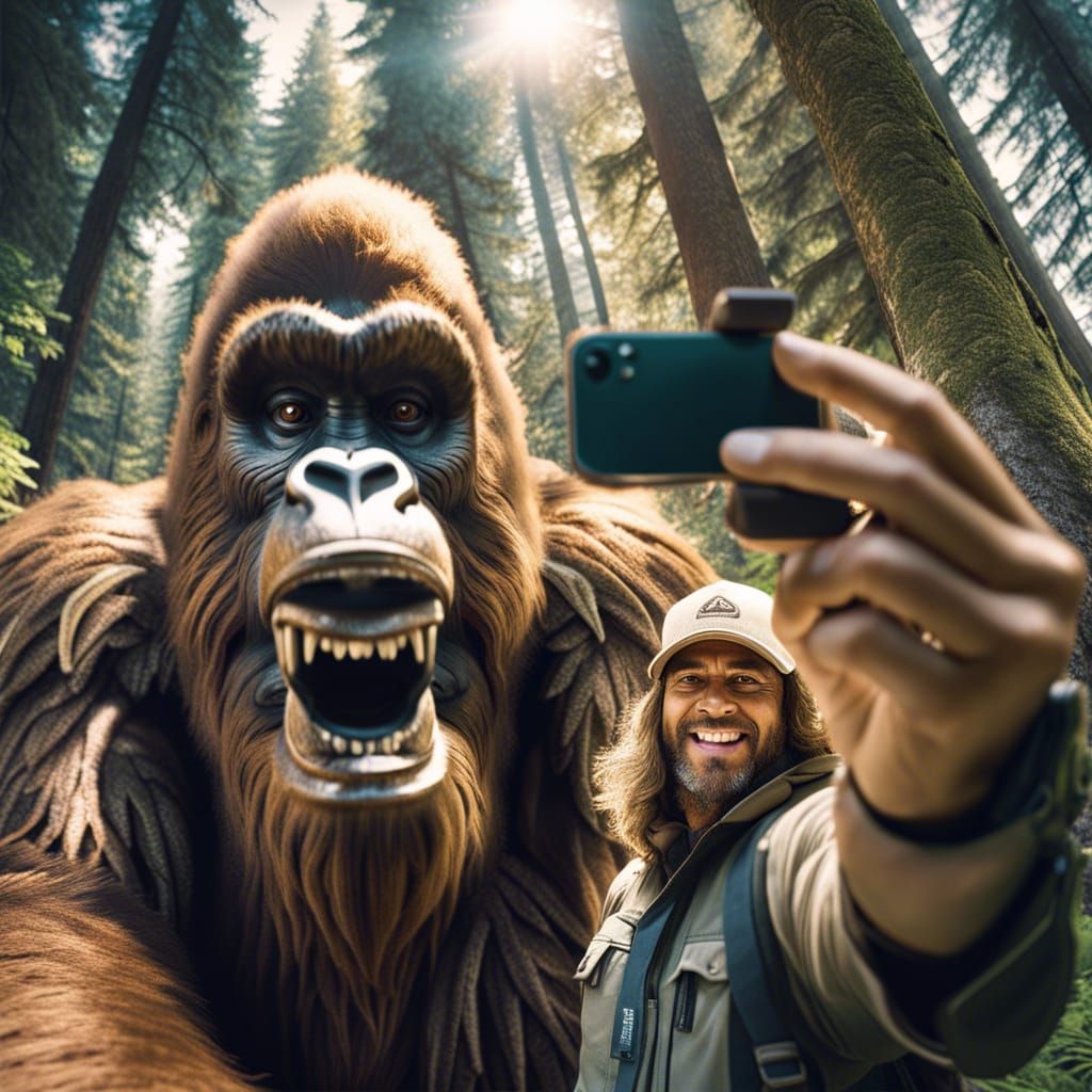 It's just Bigfoot and me  by @AaronJ