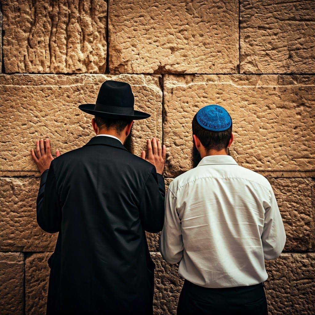 Prayer at the Western Wall: Matte Painting