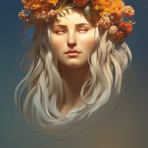 Demeter the Greek goddess of the harvest