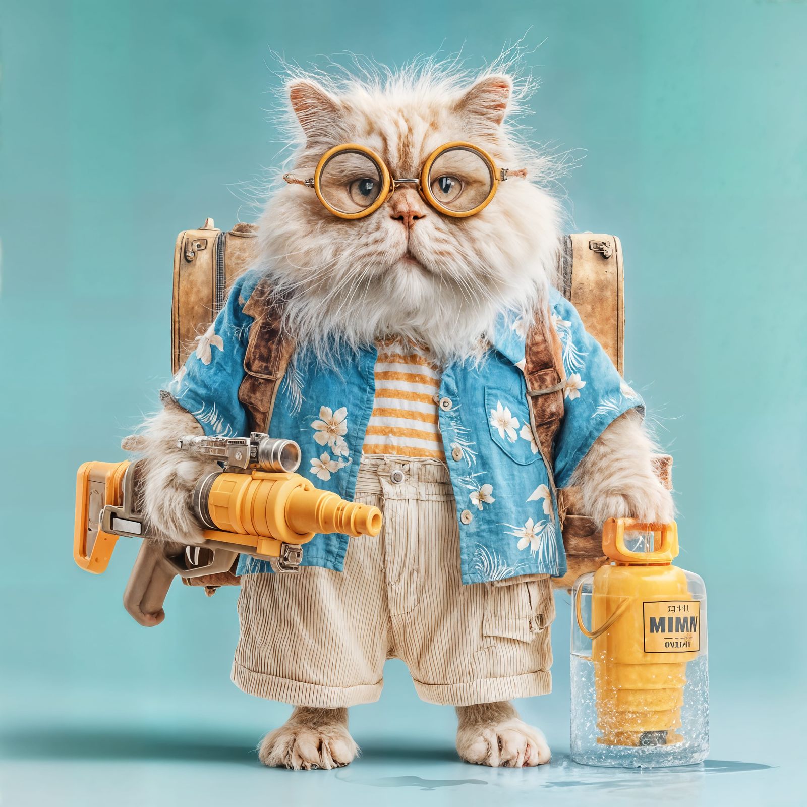 Whiskered Weekend Warrior