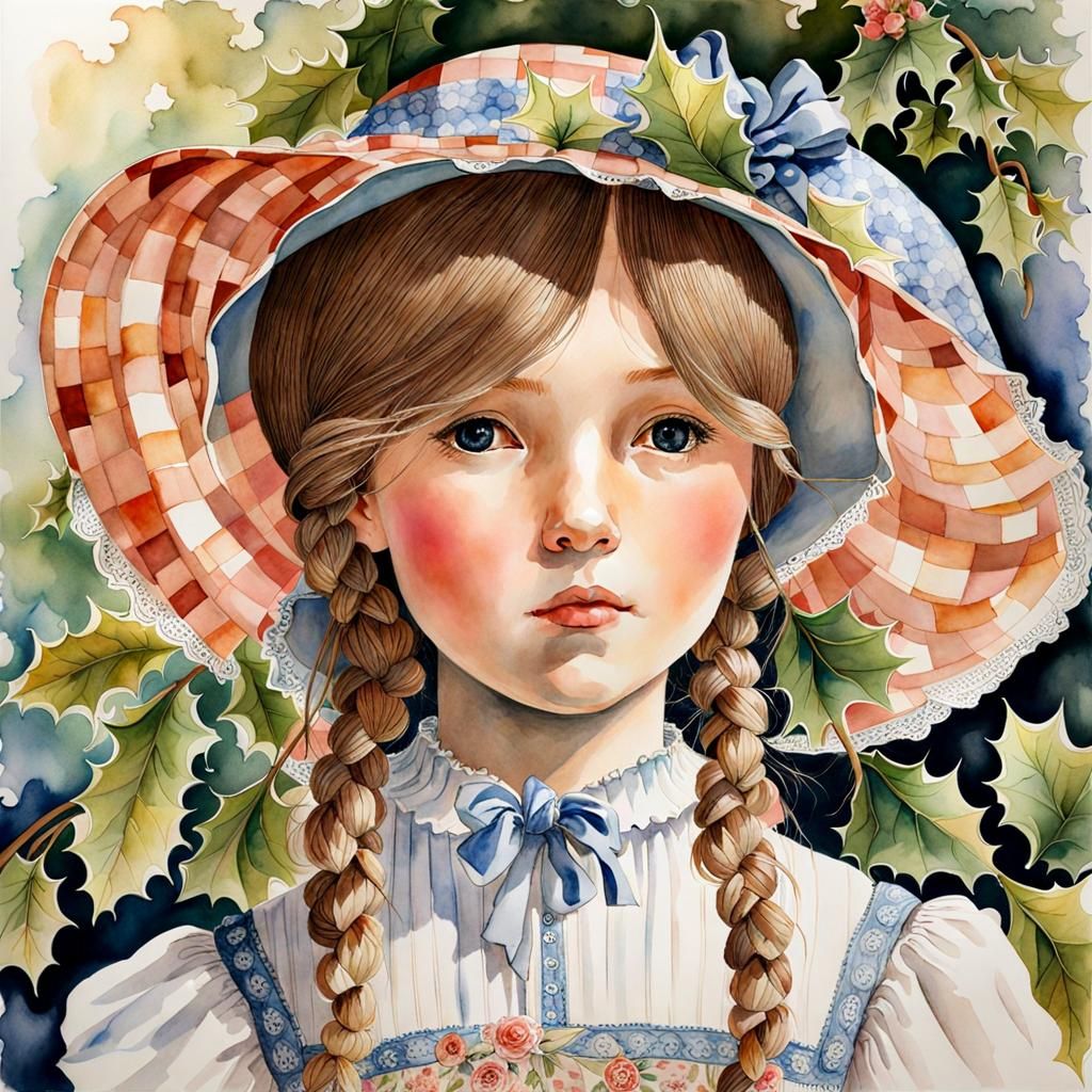 Vintage Prairie Girl - AI Generated Artwork - NightCafe Creator