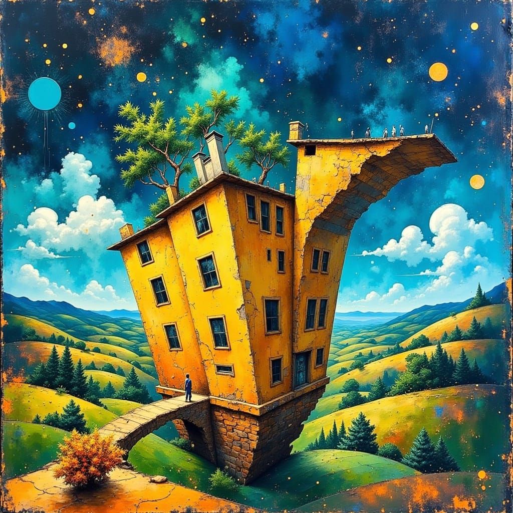 Strange house   by @Nathalie 